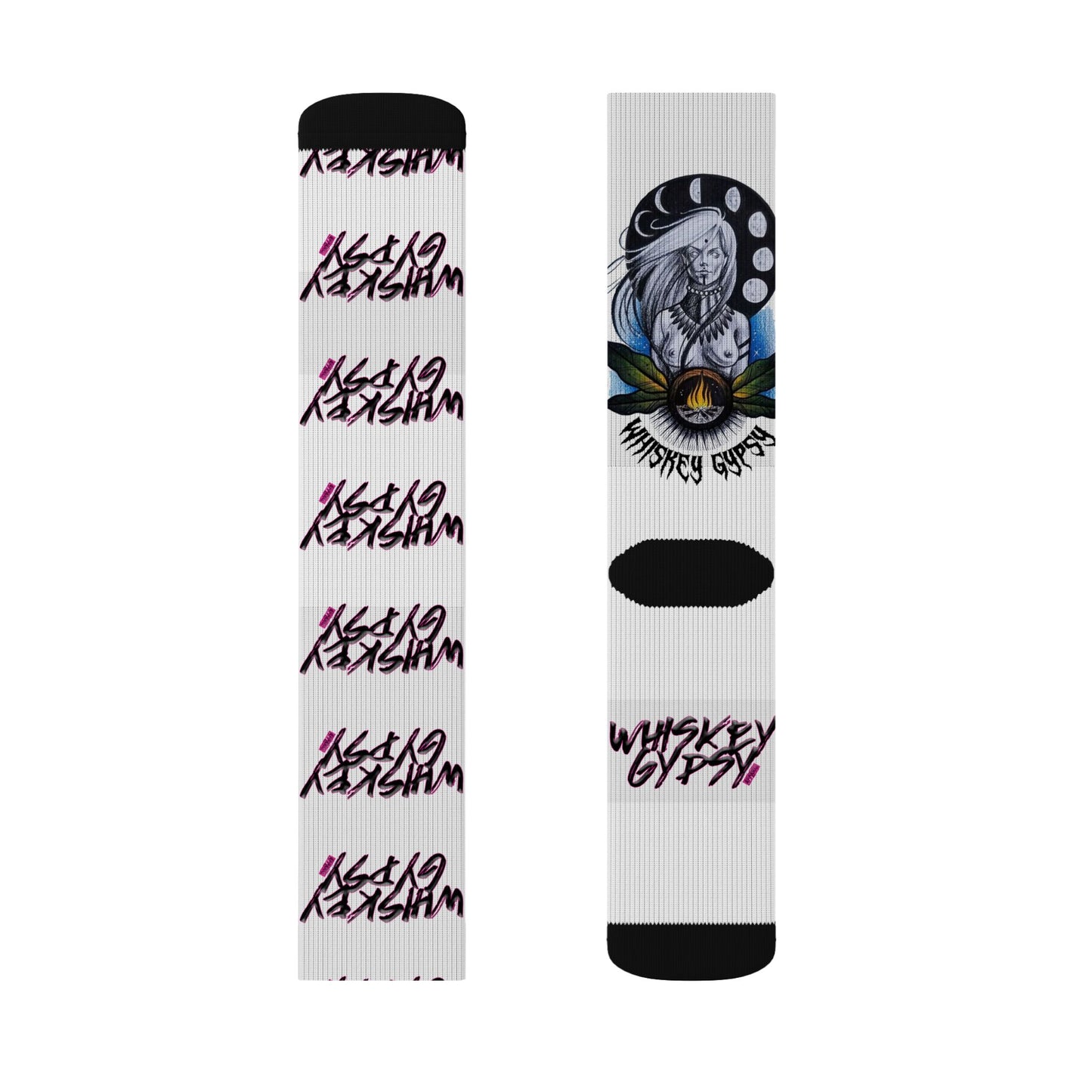 Whiskey Gypsy Warrior Socks | Sublimation