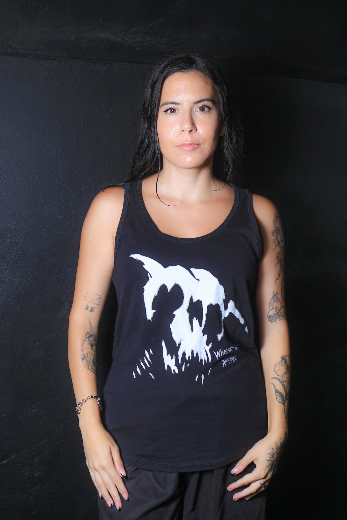 Bone Dog - Women’s fitted racerback tank top