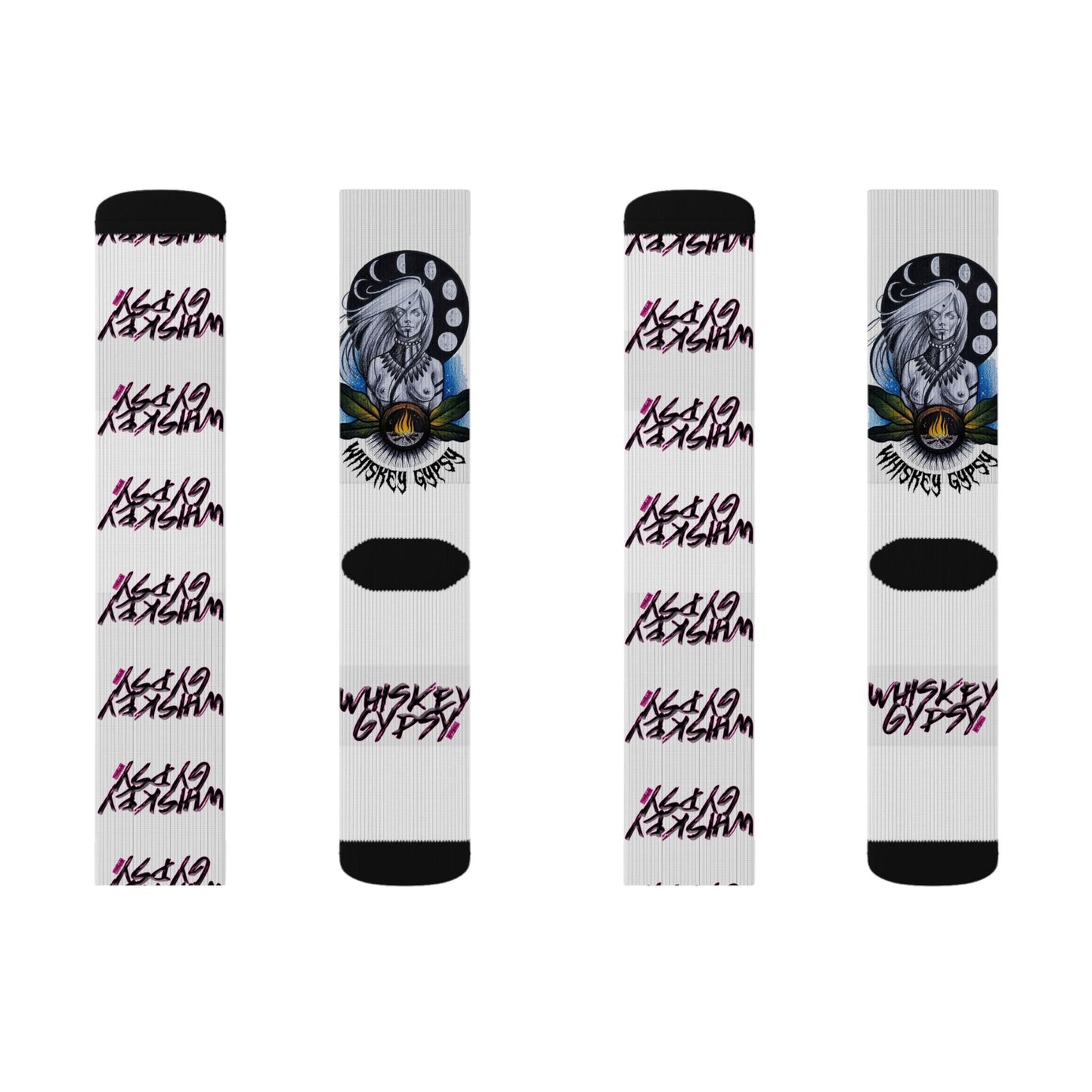 Whiskey Gypsy  Warrior Socks | Sublimation